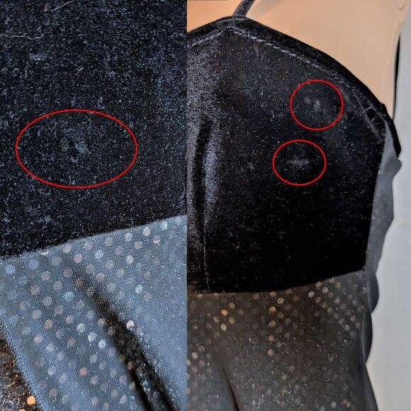 Vintage 90s Taboo Prom Gown Regency Sequin Sheer Overlay Empire Waist Size M - Picture 8 of 12